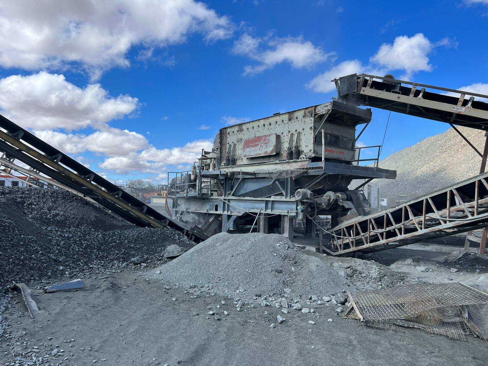 Crushing and screening plant