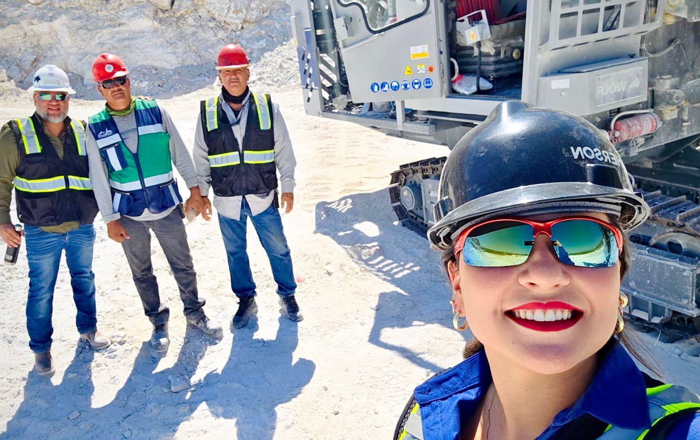 Team at Wolf drill site